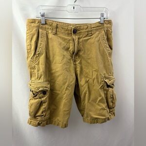 Urban Pipeline Up Shorts Mens 33 Tan Khaki Cargo Workwear Skater Grunge